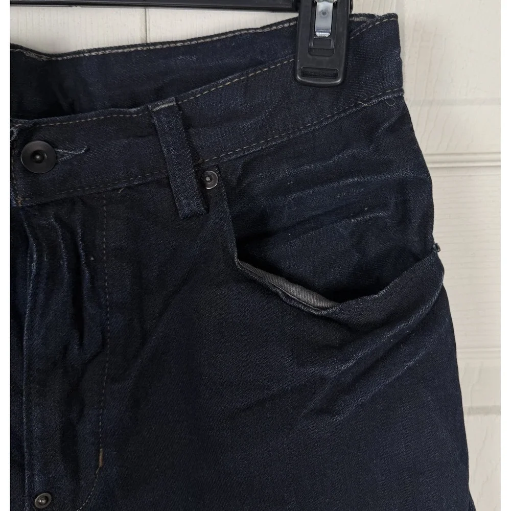 Gap Morrison Jeans Mens 32x32 Blue Denim Button Fly Dark Wash Pigment‎ Dip